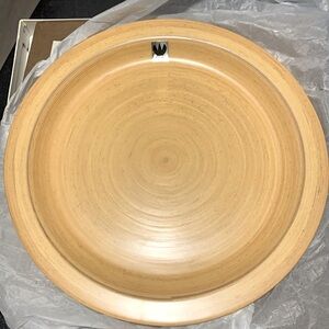 🔹NEW.. Bunaco Natural Wood Serving Tray..Wooden Tableware..